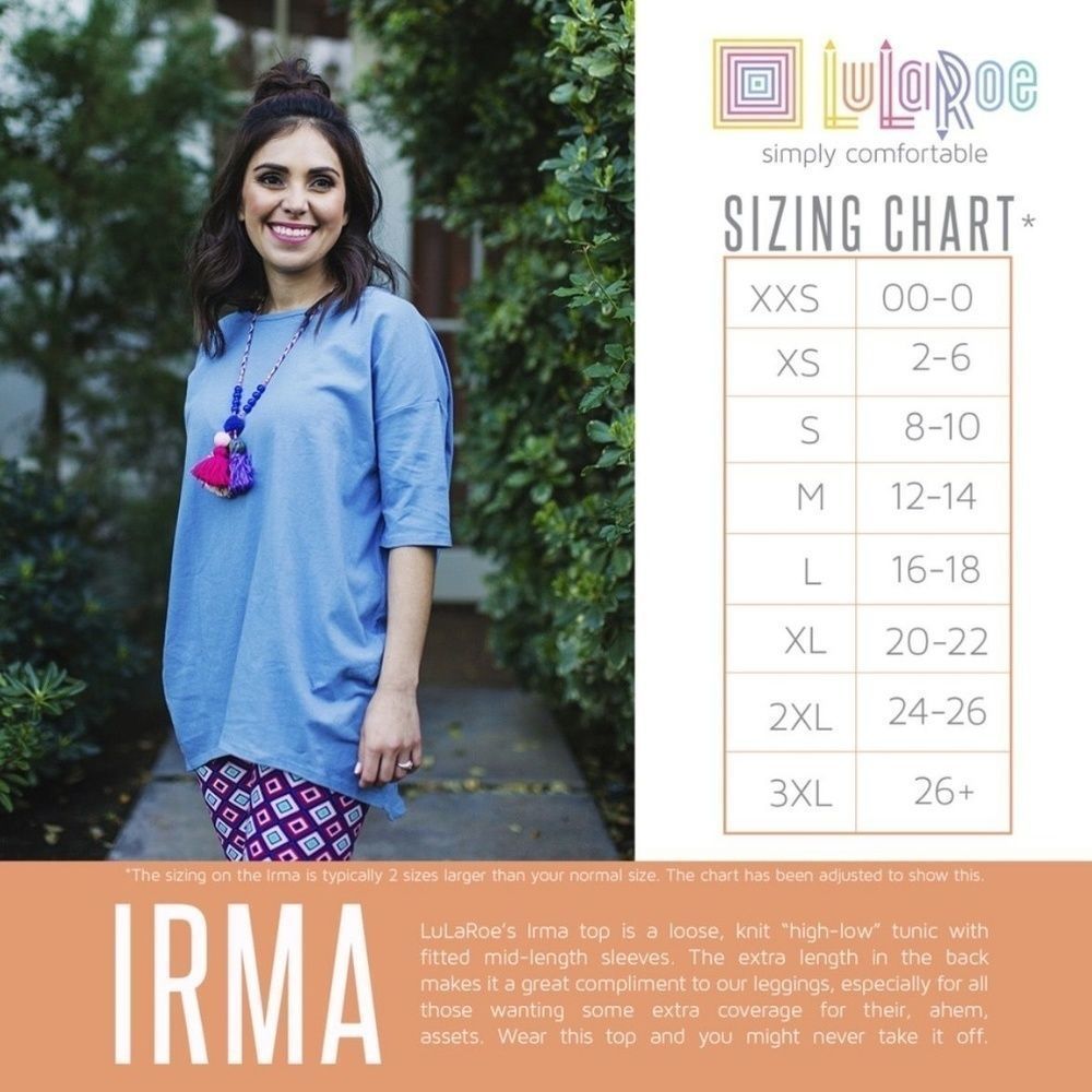 NEW LuLaRoe Floral Irma - Picture 8 of 8